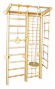Babygrai 9116 Спортивный уголок Babygrai Пиратик из сосны 225см с веревочным набором фото
